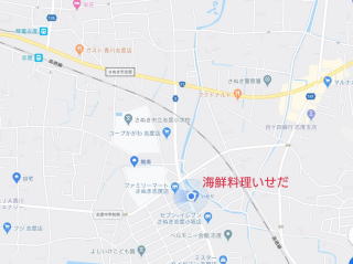 海鮮料理いせだー周辺地図